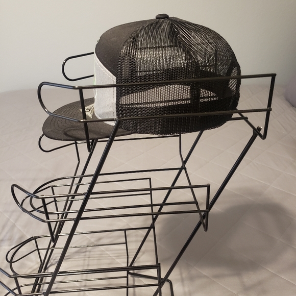 SOLD!! Two Tabletop Cap/Hat Storage Racks - Picture 3 of 4